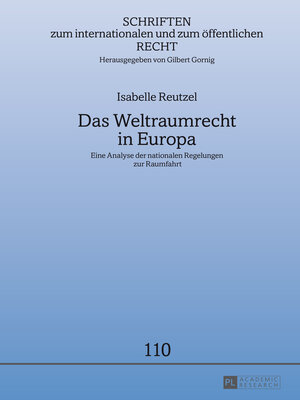 cover image of Das Weltraumrecht in Europa
